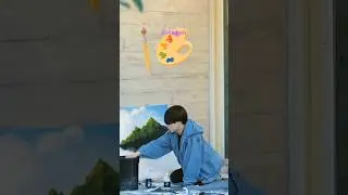 Look At How Jhope Reaction To Jungkook And RM Paintings 😱😱 #shorts #jhope #jungkook #rm #bts