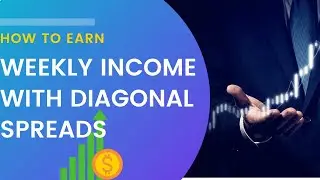 Weekly income with diagonal spreads | 48% return in 3 weeks!