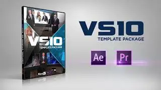 After Effects & Premiere Pro Template Virtual Studio 10 | Bluefx