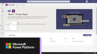 How to create your first app in Microsoft Teams with Power Apps