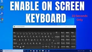 How to enable the Touch Keyboard on Windows 11 On Screen keyboard in 10 Seconds