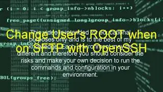 Change users root directory when logging into sftp with openssh