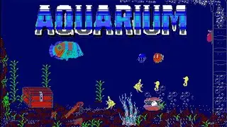 🐠🐚🐟Juego y salvapantallas Aquarium 1.0.45 para MS-DOS. Un acuario en tu PC retro.