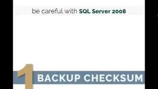 SQL Server Backup Checksum