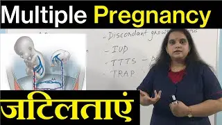 Multiple Pregnancy Complications in Hindi | Maternal & Fetal outcomes | Nursing Lecture