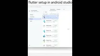 flutter setup in android studio #flutter