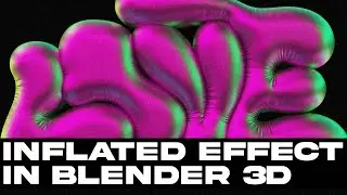 INFLATED EFFECT IN BLENDER 3D