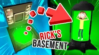 NEW Unlocking RICK'S BASEMENT! SUPER CREEPY!? (Rick and Morty VR Mods)