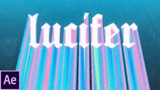 Liquid Colored Text | After Effects Tutorial