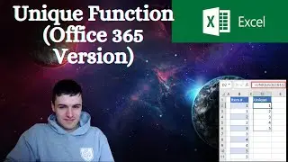 How to use Unique function in Excel