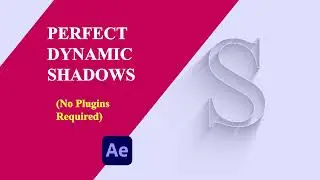 Perfect dynamic shadow tutorial after effect | No plugin required