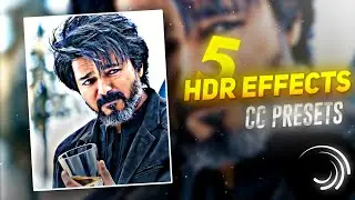 Best 5 HDR Effects Cc Presets 🔥 Trending ALIGHT MOTION 4K CC 😱 Qr Code + Xml + Preset