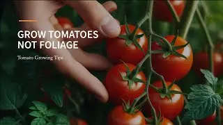 Maximize Your Tomato Yield: Grow Fruit, Not Leaves!