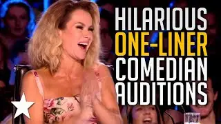 ROFL! One-Liner Comedian Has Judges In Stitches! | AUDITIONS | Britain's Got Talent