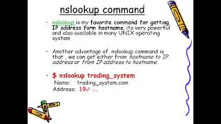 How to find IP address from hostname in UNIX Linux | nslookup Example Tutorial