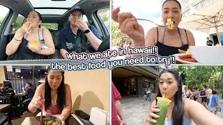 What We Ate In Hawaii!! THE BEST FOOD YOU NEED TO TRY!!