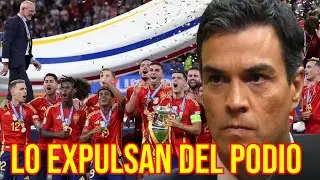 Sánchez EXPULSADO del Podio de la Eurocopa por la UEFA