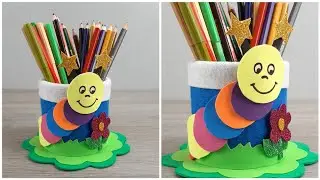 Fun DIY stand for pens and pencils