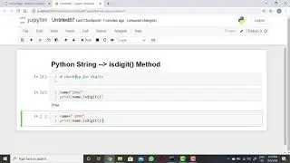 102 Python String isdigit Method