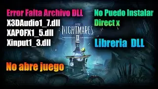 Solucion: Error Archivos DLL faltantes│No puedo instalar Direct X│JUEGOS NO ABREN