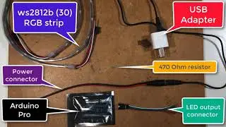 Arduino Nano connect to RBG Strip project in 10 min