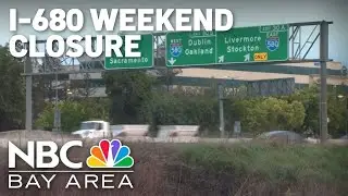 Southbound I-680 in East Bay scheduled for full closure this weekend