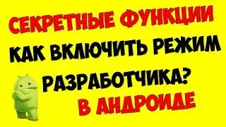 Как включить режим разработчика на андроид 📱 Скрытое меню разработчика android инженерное меню