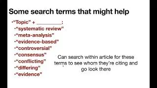 Critically evaluating supplements, etc.: systematic reviews, meta-analyses, biases, evidence, etc.