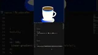 Animated Coffee/Tea cup ☕ using Html Css| coding animation| hot animation #shorts #coding #viral