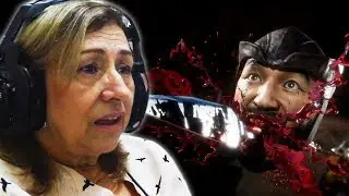 MINHA MÃE REAGINDO AOS FATALITIES DE MORTAL KOMBAT 11 - HUEstation