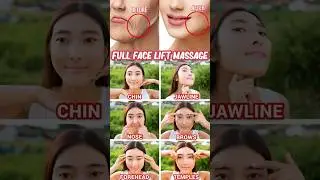 Full Face Lift Massage For Laugh Lines, Jowls, Wrinkles, Anti-Aging, Glowing Skin 