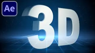 2 FORMAS SIMPLES de CRIAR TEXTO 3D no AFTER EFFECTS - SEM PLUGINS