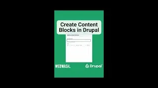 Create Content Blocks in Drupal