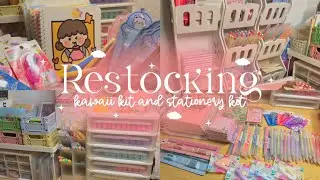 Restocking kawaii kit | with music ✨