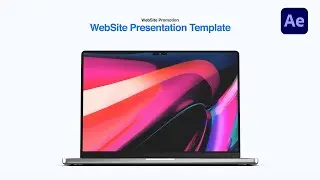 Website Presentation in After Effects | After Effects Website Template