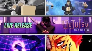 🔴  NEW ROBLOX GAME JUJUTSU INFINITE IS RELEASING RIGHT NOW!!