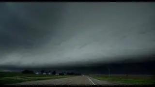 Escaping Dangerous Derecho - Swallowed by Whales Mouth time lapse