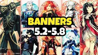 NEW UPDATE! 5.2 to 5.8 Banners ROADMAP! Chronicle Wish, Furina & Reruns - Genshin Impact