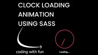 How to Create and Animate Clock Loading Animation in After Effects Tutorial | coding with fun