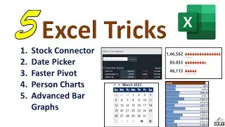 5 Excel Tricks and Tips | Learn Advanced Ms-Excel Shortcuts and Formulas