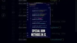 😮😮 These COOL JavaScript DOM Methods are the base of JS Web 