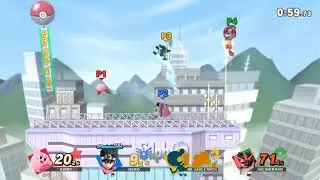 Incineroar VS Hero VS Kirby VS Mr Game and Watch: Super Smash Bros Ultimate