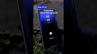 Customize Alarm Background On Samsung One UI 6.1 🛢 #samsungtips