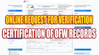 HOW TO ONLINE APPOINTMENT FOR OFW RECORDS IN POEA