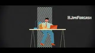 Office Days Burnt Down 2D Character (After Effects Animation)