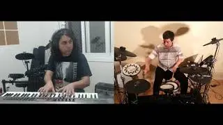 Erotomania (Dream Theater) - keyboards and drums cover (feat Giuliano Kolling)