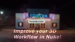 How to use Model Builder node in Nuke #nuke #compositing #keying