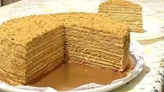 Домашний МЕДОВИК со сметанным кремом/Homemade Honey Cake