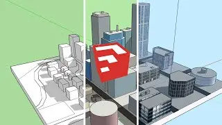 SketchUp City Building - Basic Tips & Tutorial