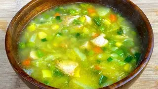 Healthy chicken vegetable soup recipe for weight loss